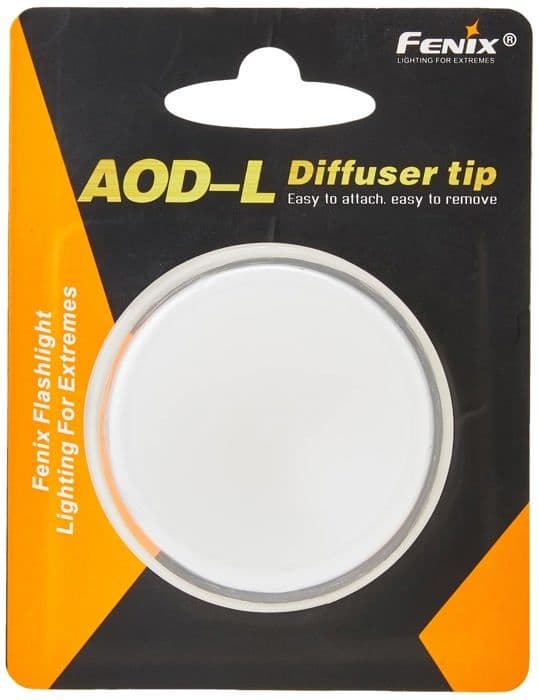 Elektrisk lampa - ficklampa - Fenix arbetslampa - AOD-L - Ficklampa med diffusor, stor storlek