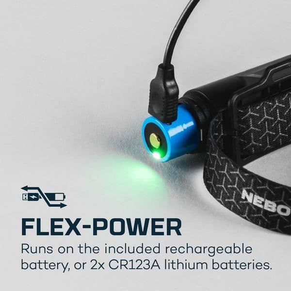 NEBO-EINSTEIN™ 1000 FLEX - Uppladdningsbar batteridriven strålkastare 1000LM