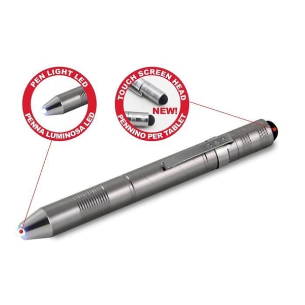 Ljuspenna - VELAMP - 0,5W LED - Aluminium - 8 m ljusräckvidd - 8 lägen