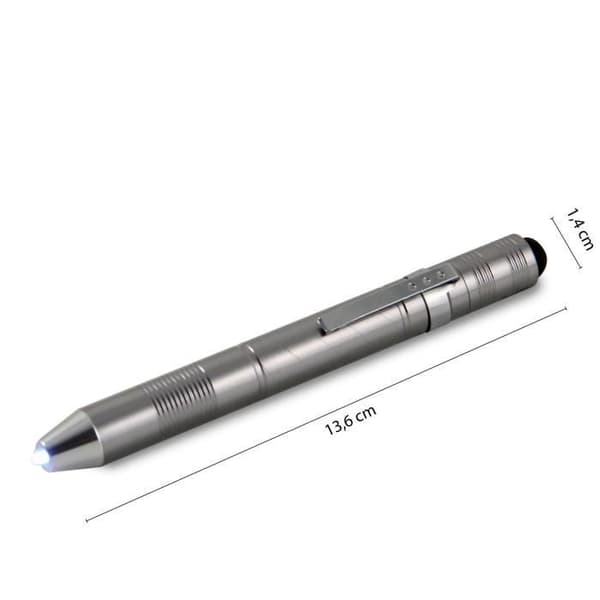 Ljuspenna - VELAMP - 0,5W LED - Aluminium - 8 m ljusräckvidd - 8 lägen