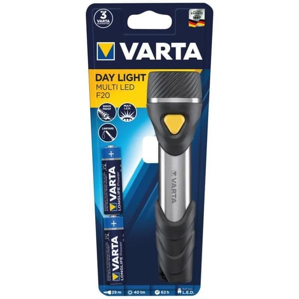 VARTA - Day Light Torch 9 LEDs 2 X LR06