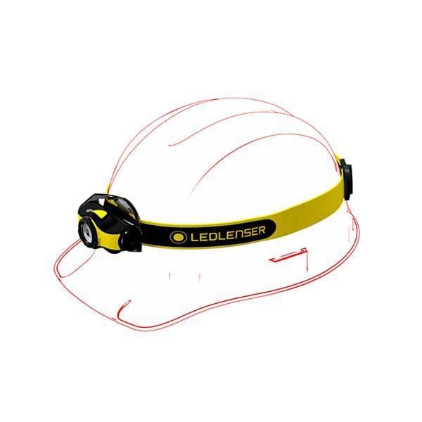 Huvudlampa - LEDLENSER - iH5R - 400 lumen - Uppladdningsbar - Svart