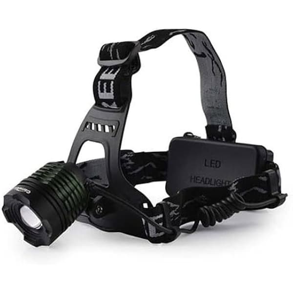 Huvudlampa - TM ELECTRON - FRONTLAMPAN AVONTALE REC - Zoom 10W - Uppladdningsbar USB - 200m räckvidd