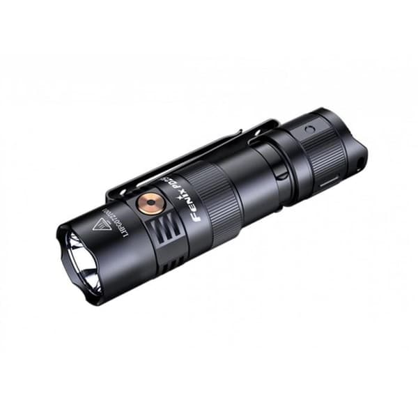 Bärbar uppladdningsbar ficklampa PD25R - Fenix Svart