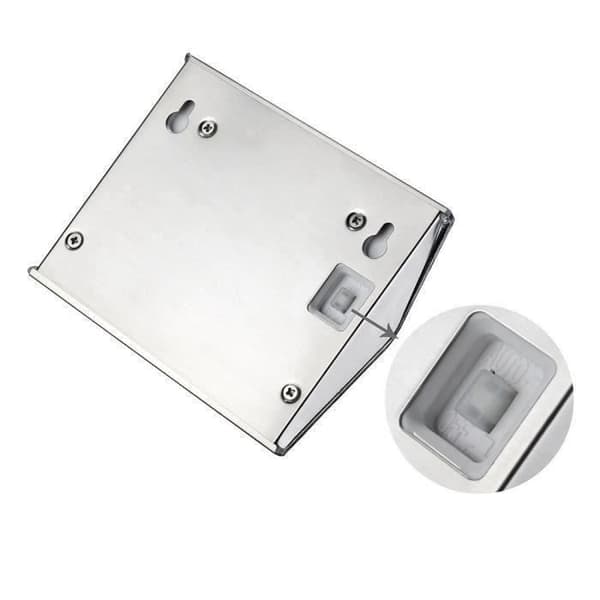 Solarlampa - J04CE - 3 LED - Rostfritt Stål - Utomhusbelysning - Trädgård