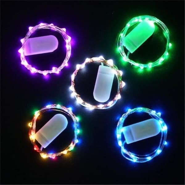 TD® Silver Wire Fairy Lights LED String Lights Fairy Lights för Nej - Modell: Gul 2M 20LED