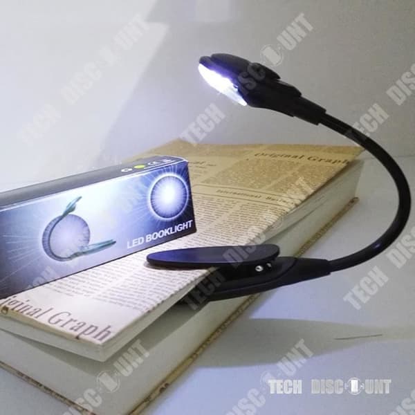 TD® lamp bok läser led klämma bärbar självlysande hopfällbar nattbarn med klämma till klämma nattdator pc billigt praktiskt