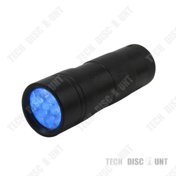 TD® Multi-funktion lila ficklampa bärbar ljus ultraviolett inomhus utomhusbelysning sedlar knappbrytare