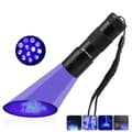 Miniatyrbild 1 av 4: TD® Multi-funktion lila ficklampa bärbar ljus ultraviolett inomhus utomhusbelysning sedlar knappbrytare