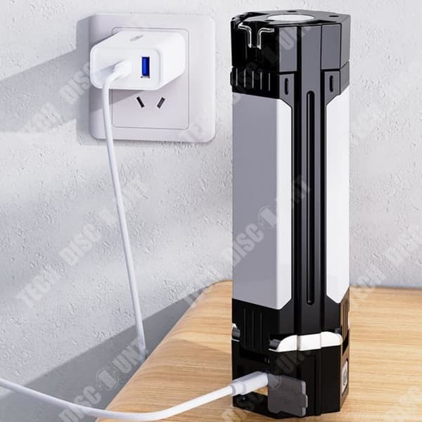 TD® Multifunktions ficklampa transformatorer USB-laddning nödladdning skatt ljuskrona stall lampa campi lampa