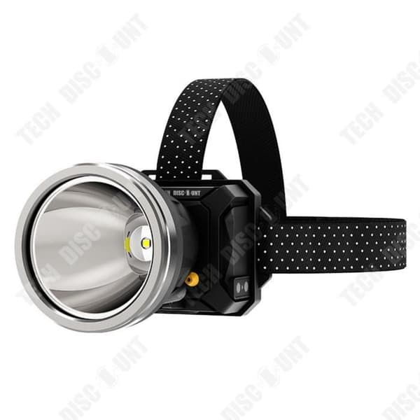 TD® Kraftfull Ljus Ficklampa LED Uppladdningsbar långdistans LED-stolpemonterad utomhussöklykta