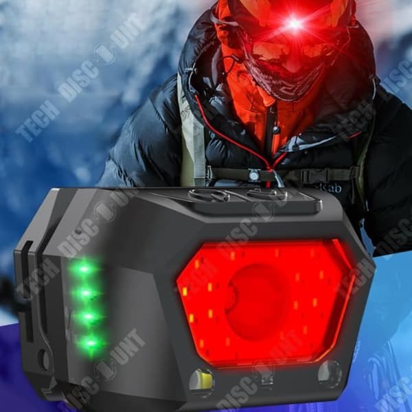 TD® cob sökarlampa induktionsficklampa bländande uppladdningsbar automatisk reparation fiskenattlampa monterad på