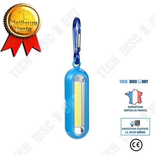 TD® Portable Mini COB LED Ficklampa - Bekväm nyckelring Ficklampa Multifunktionell campinglampa