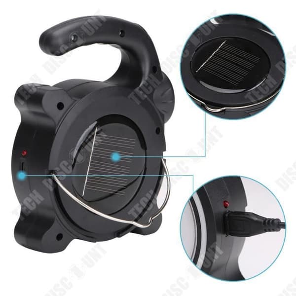 TD® Ficklampa Belysning Camp Fiske Vandring Ficklampa 18650 Batteriström LED-ljus Svart Färg