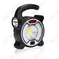 Miniatyrbild 2 av 4: TD® Ficklampa Belysning Camp Fiske Vandring Ficklampa 18650 Batteriström LED-ljus Svart Färg