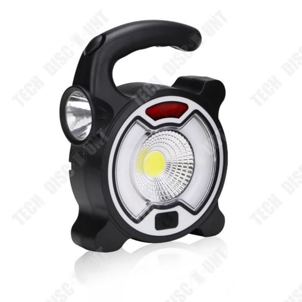 TD® Ficklampa Belysning Camp Fiske Vandring Ficklampa 18650 Batteriström LED-ljus Svart Färg