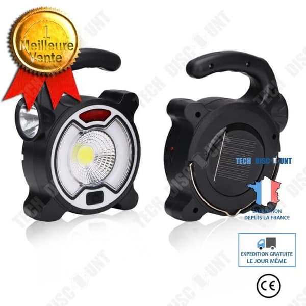 TD® Ficklampa Belysning Camp Fiske Vandring Ficklampa 18650 Batteriström LED-ljus Svart Färg