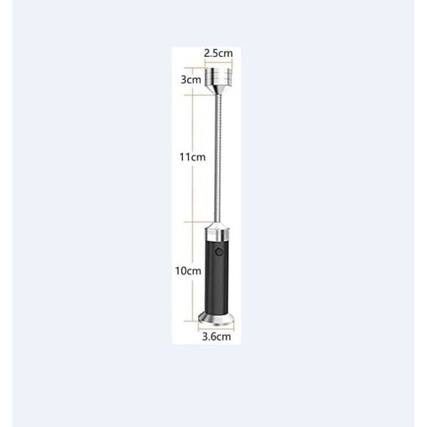 Ljus Magnetisk Bas Ficklampa, Grill Ljus, Justerbar 360 ° Grill Lampa, för Grillning, Camping, Fest, 2st