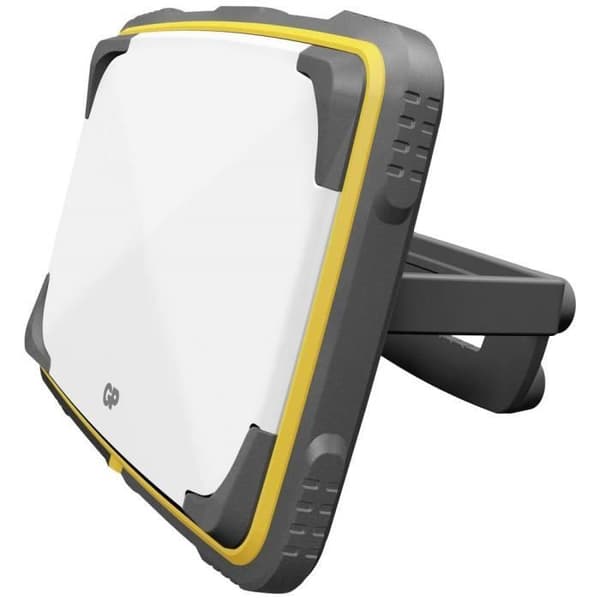 GP Batterier CWP15 Panelljus 1200 lm. Edge Design LED 17,5 timmars batteridriven arbetslampa Svart, Gul