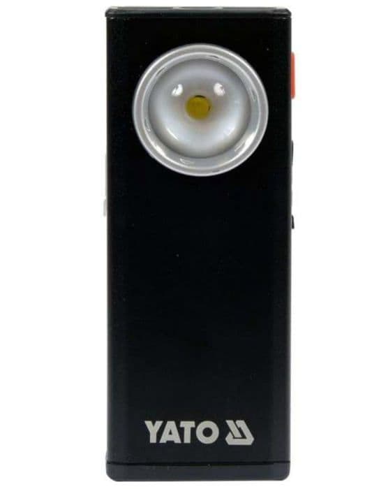 Elektrisk lampa - ficklampa - arbetslampa Yato - YT-08556 - ARBETSLAMPA 500LM, LI-PO 3,7V 1500M Svart