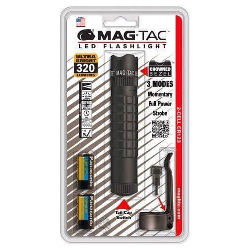 FLICKTA MAG-TAC LED-ficklampa, kompakt, tandad huvud och stroboskop (defensiv) från MAG-LITE