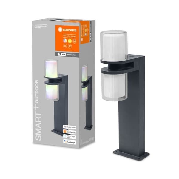 Mörkgrå dimbar LED-golvlampa för utomhusbruk - LEDVANCE SMART+ WI-FI UPDOWN FLARE 50 cm