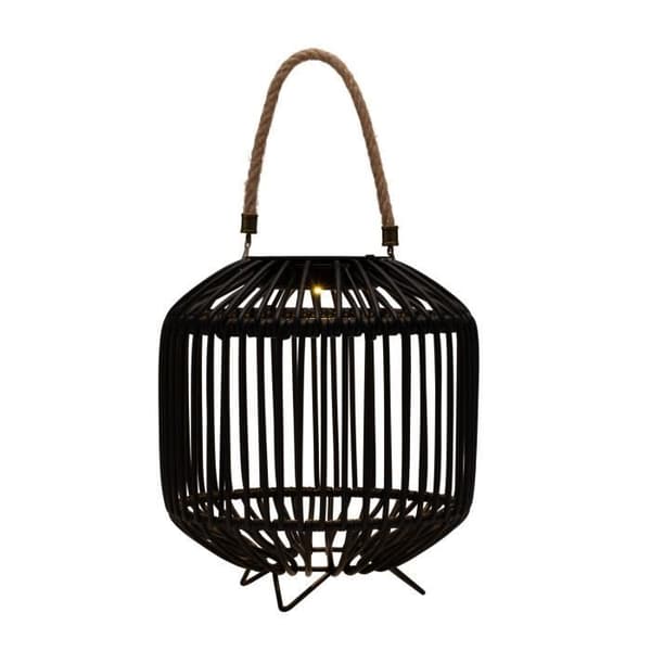Pauleen Sunshine Delight utomhussollykta i syntetisk rotting - svart - 260x235x235 mm