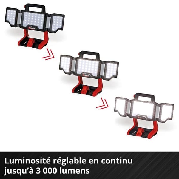 Einhell Professional Trådlös byggarbetslampa TP-CL 18/3000 Li-Solo Power X-Change (18V) Levereras utan batteri eller laddare