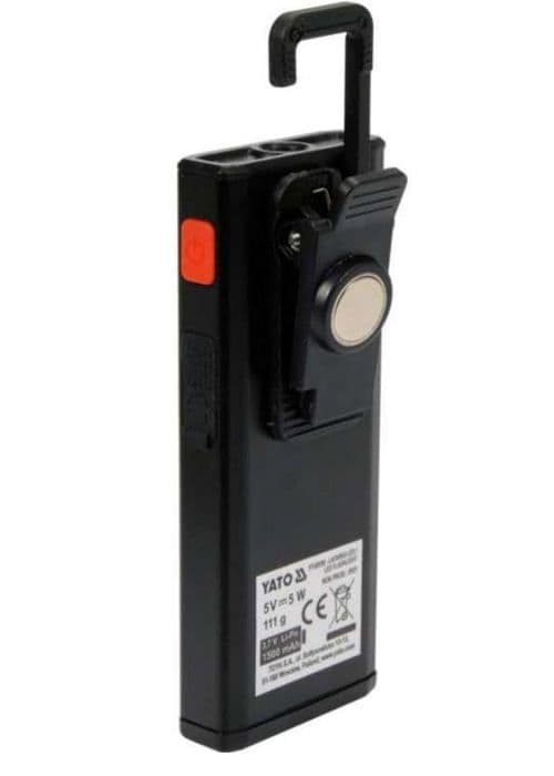 Elektrisk lampa - ficklampa - arbetslampa Yato - YT-08556 - ARBETSLAMPA 500LM, LI-PO 3,7V 1500M
