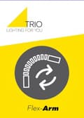 Miniatyrbild 4 av 4: Trio - 202620131 - Leuchten lampan med klämma Wanda, matt vit metall, utom 1x GU10, flexibel arm