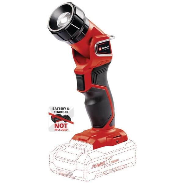 Einhell trådlös ficklampa TE-CL 18 Li H - Solo Power X-Change (18V, Ljusflöde: 280 lm) Levereras utan batteri eller laddare