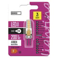 Miniatyrbild 1 av 4: Emos - ZQ8621 - Les A++, Classic JC LED-lampa, neutralvit, glas, 2 W, G4, transparent, 1,6 x 5,1 cm