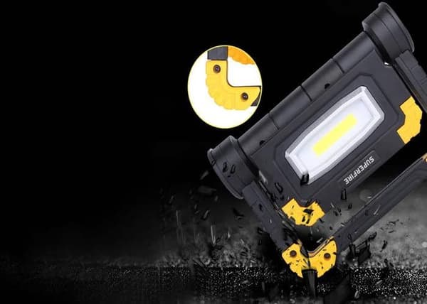 Ficklampa - Superfire - G7 - 5000 mAh - 1600 lm - Uppladdningsbar USB