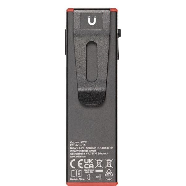 Bärbar lampa - WIHA - SB490PL01 - Laddningsbar - Utomhusbruk - Batteri