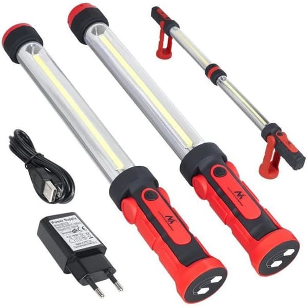 Verkstadslampa med magnetkrok Dual Modes 1200 max Maclean MCE230 med USB typ C