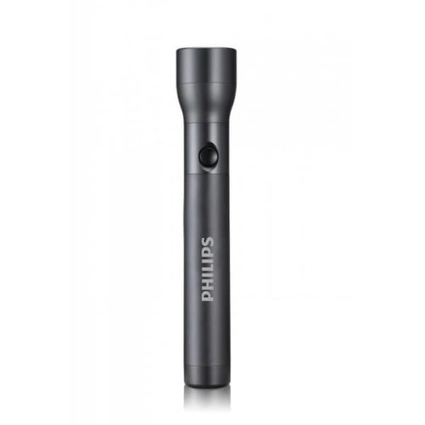 LED ficklampa 6xAA 350 lumen Svart