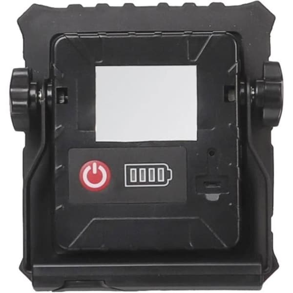 20 W uppladdningsbar LED bärbar lampa - PEREL - Svart - Utomhus - Batteri