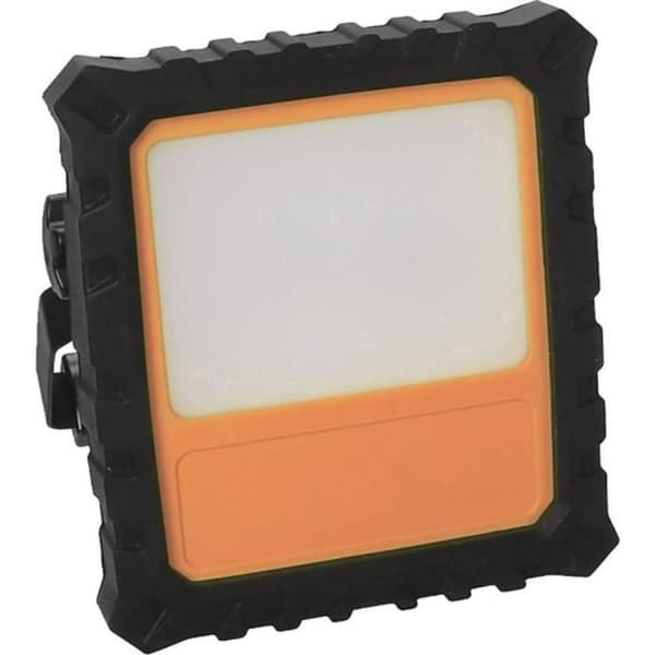 20 W uppladdningsbar LED bärbar lampa - PEREL - Svart - Utomhus - Batteri