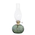 Pikkukuva 1 / 2: Kerosene Lamp Oval Flower Green/Brass