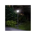 Miniatyrbild 2 av 6: Outsunny solarlampa trädgårdslampa med LED 10 lumen svart 15 x 15 x 120 cm