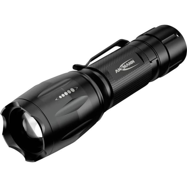 Ansmann Action 400 UV LED-ficklampa, batteridriven UV-lampa 100 lm 27 h Svart