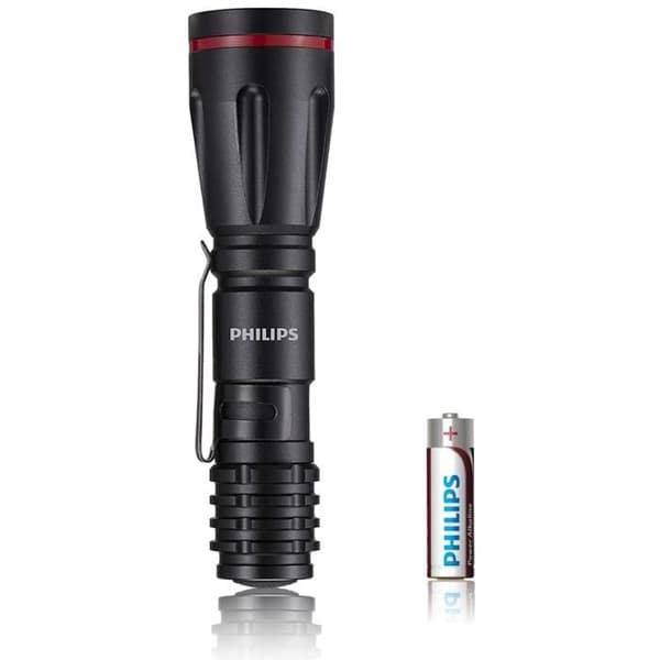 Philips Sfl1001P-10 ficklampa och ficklampa svart led trycklampa