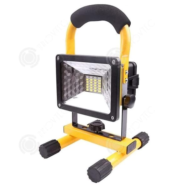 INN Bärbar lampa 30W röd ljus blå ljus 360 graders rotation 3 dimmnivåer utomhusbelysning LED uppladdningsbar