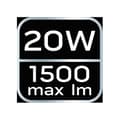 Miniatyrbild 2 av 6: Batteridriven ficklampa 6xAA 1500 lm CREE XHP50.2 LED