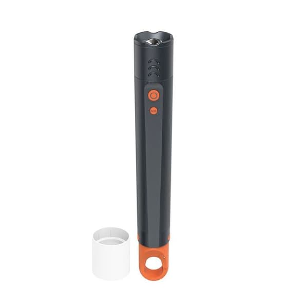 LED ficklampa "FLX1000", batterier, res. chcs, aluminium, 4 mdes+SOS, zoom