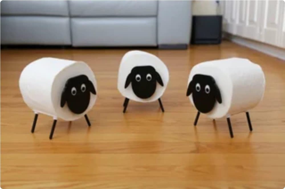 Sheep - Toilet roll holder, Cute Toilet Paper Sheep
