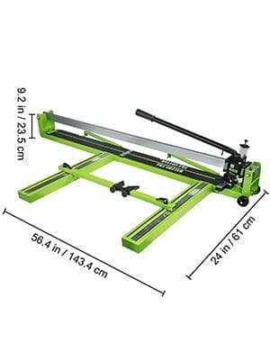 47"/1200 mm manuell kakelskärare med infraröd laserpositionering, ram helt i stål, högkvalitativa knivhjul, exakt skärning, bred användning