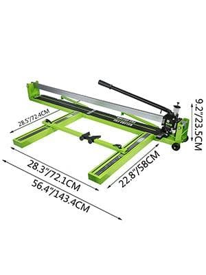 35"/900 mm manuell kakelskärare med infraröd laserpositionering, ram helt i stål, högkvalitativa knivhjul, exakt skärning, bred användning