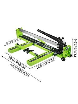 31.5"/800 mm manuell kakelskärare med infraröd laserpositionering, ram helt i stål, högkvalitativa knivhjul, exakt skärning, bred användning