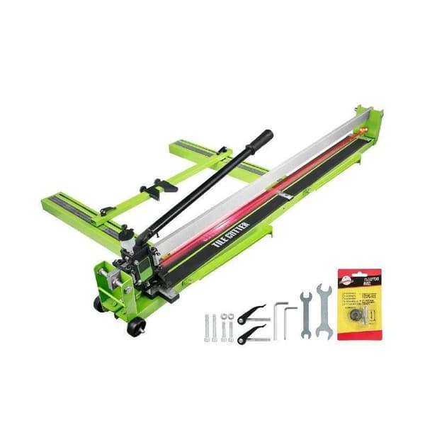 31.5"/800 mm manuell kakelskärare med infraröd laserpositionering, ram helt i stål, högkvalitativa knivhjul, exakt skärning, bred användning